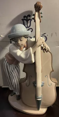 LLADRO 5834 Jazz Bass Black Legacy Collection Mint Condition! Original GreyBox! • $382.70