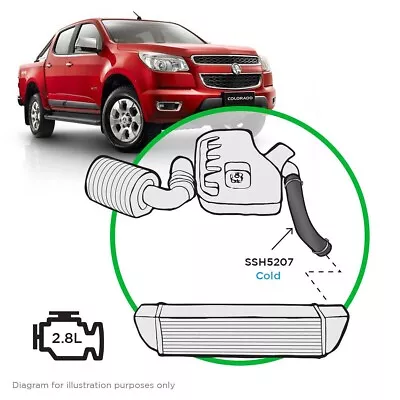 SAAS SSH5207 Silicone Intercooler Pipe Cold Suits RG Colorado 2.8Ltr CTDI • $179.99