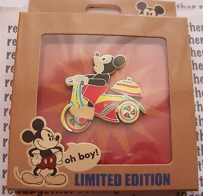 Disney Pin Mickey Mouse Motor Scooter Retro Toys • £34.06