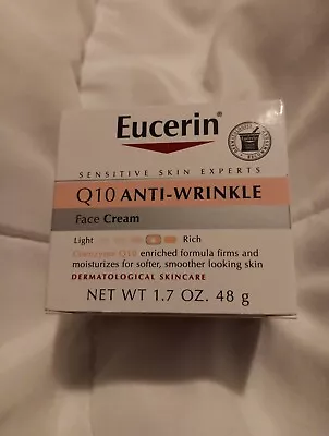 Eucerin Q10 Anti-Wrinkle Face Cream 1.7OZ./48g New In Box❤️ • $11