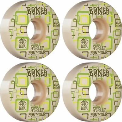 Bones Wheels  STF V3 Retros Skateboard Wheels - 52mm 99a (Set Of 4) • $40.99