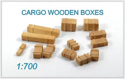 Niko Model-W7030X 1/700 Cargo Wooden Cases • £9.31