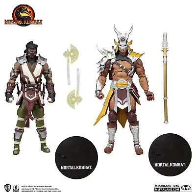 McFarlane  Mortal Kombat 11  * SUB-ZERO VS SHAO KAHN 2PK   * 7” Action Figures • $25.95