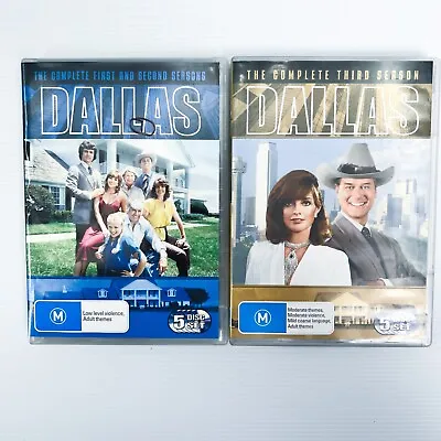 Dallas: Complete Series 1 - 3 (DVD 2005) TV Season 1 2 3 Drama Romance - R4 • £18.59