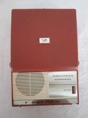 VTG Delmonico Nivico TPH-27 Transistorized Phonograph Red White Very Rare • $249.99