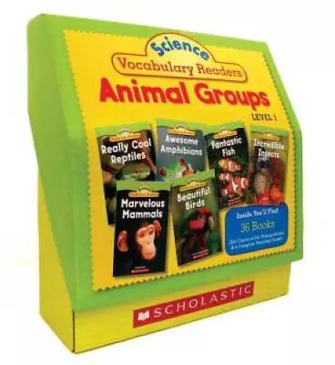 Science Vocabulary Readers Set: Animal Groups: Exciting Nonfiction Books  - GOOD • $48.70