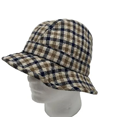 Aquascutum House Check Trilby Hat Size Small • £29.99