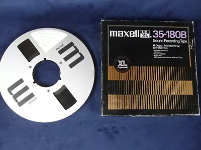 MAXELL UD XL 35-180B REEL TO REEL TAPE With Box • $59.99