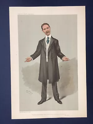 Original 1905 Vanity Fair Print Of Andrew Bonar Law - Prime Minister • £14.99