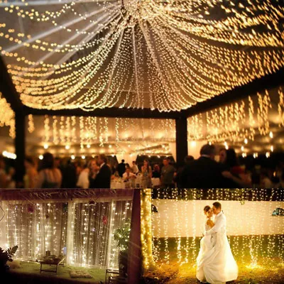 Curtain Icicle LED String Fairy Lights Xmas Wedding Party Decor 2M/3M/6M New • $12.97