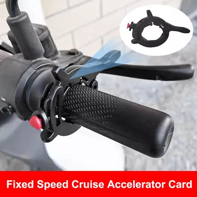 Universal Motorcycle Cruise Control Throttle Assist Wrist Hand Grip Lock Clamp • £7.99