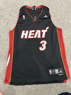 Dwyane Wade Miami Heat NBA Basketball Jersey Adidas #3 Medium +2 Length • $31.50