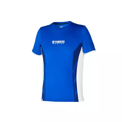 Official Yamaha Racing Paddock Blue Men's Performance 'Capua' T-Shirt • £34.99