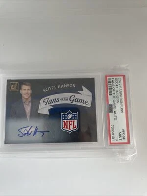 $240 • Buy 2022 Donruss Scott Hanson FANS OF THE GAME AUTO PSA 9 POP 1 None Higher