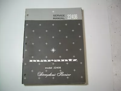 Marantz Service Manual With Schematics Original & Repair Info Marantz 2240B • $25