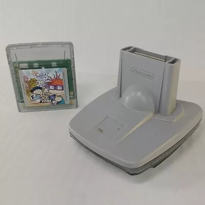 Nintendo 64 N64 Transfer Pak Pack NUS-019 With Rugrats Game Tested Working • $13.50