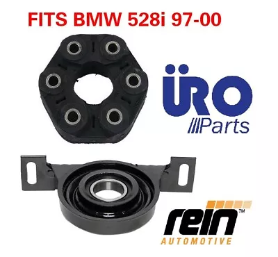 Drive Shaft Center Support W Drive Shaft Flex Joint Kit For BMW 528i E39 • $75.57