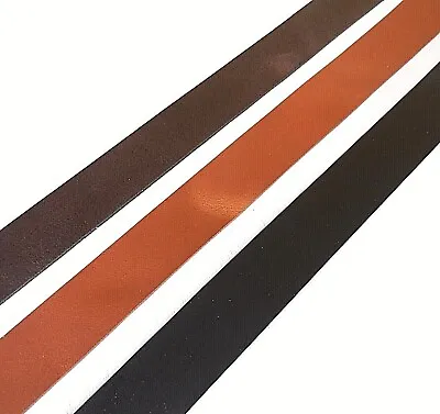 £4.49 • Buy Ranger Leather Belt Blanks 2.8mm Thick Semi Veg Tan Butt Splits Cowhide 