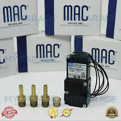 MAC Boost Solenoid Valve BCS 4 Port Turbosmart AEM Haltech E-Boost W/ Fittings • $59