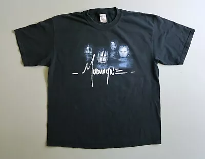 Vintage Mudvayne Shirt Adult XL Black 2005 Determined Music Band Heavy Metal • $49