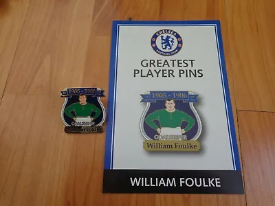 Rare Danbury Mint Chelsea Fc Greatest Players - William Foulke Enamel Pin Badge • $64.14