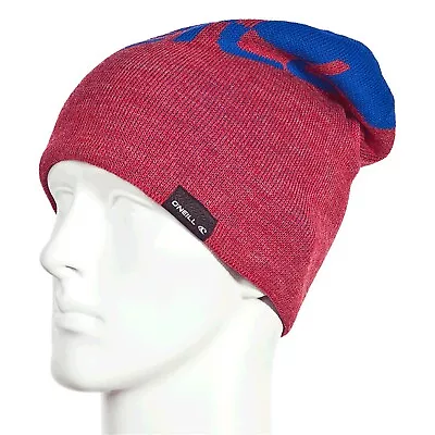 O'Neill Davos Beanie One Size Fits Most Society Red / Bright Blue • $19.95