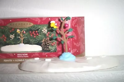 Hallmark Keepsake Peanuts Snow Scene Tabletop Display 1995 • $8.88