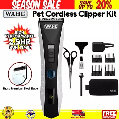 WAHL Professional Pet Dog Clippers Grooming Kit Pet Hair Trimmer Electric Shaver • $209.48