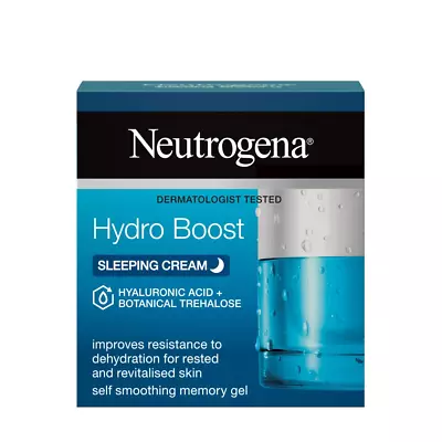 Neutrogena Hydroboost Sleeping Cream With Hyaluronic Acid New Formula 50ml  • $31.59