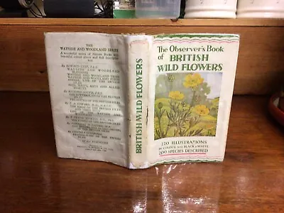 £19.99 • Buy Observers Book Of British Wild Flowers 1941;