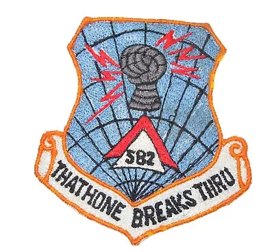 Original Vietnam War US Air Force Thathone Break Thru 582 Theater Made Patch W17 • $19.99