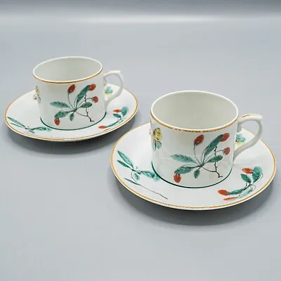 Mottahedeh Famille Verte Flat Cup And Saucer Pair- FREE USA SHIPPING • $34