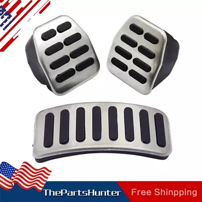 3pcs Clutch Gas Brake Foot Pedal Cover Fits VW Bora Golf MK3 MK4 Vento Lupo Polo • $12.20