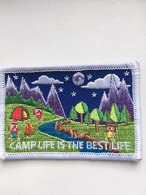 Girlguiding Camp Blanket Badge - Camp Life Is The Best Life • £1