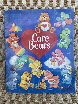 VINTAGE 1985 PANINI CARE BEARS STICKER ALBUM BOOK W/ 100% Of The Stickers FULL • $46