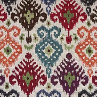 Tapestry Fabric Ikat Multi Style Indonesian Upholstery Furniture 140cm Wide • £1.50