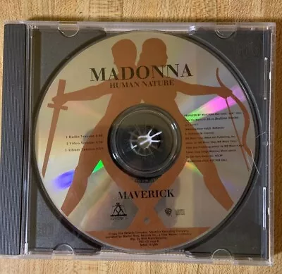 $24.99 • Buy Madonna Human Nature US Promo CD Single Radio & Video Versions RARE 1994