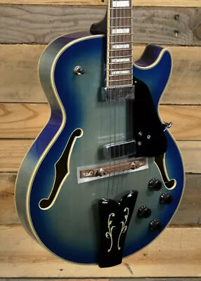 Ibanez George Benson GB10EM Hollow Body Electric Guitar Jet Blue Burst • $699.99