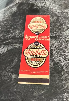 B) Mitchell's Beer Matchbook Cover Harry Mitchell Brewing Co El Paso Tx Texas • $19.99