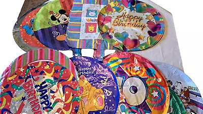 40+ New/Unused Happy Birthday Character & Variety Mylar 18  Balloon Lot 4 • $17.95