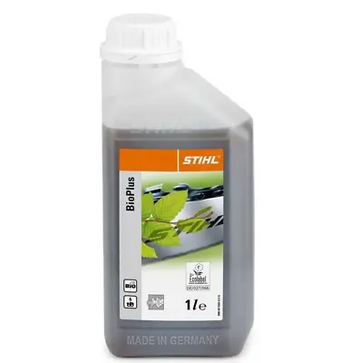 Genuine Stihl Bioplus Chain Oil (1 Litre) 07815163001 - Free Delivery • £15.25