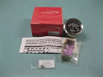 Murphy A25PE-150 Swichgage 0-150 PSI Mechanical Pressure Gauge NEW D17 • $100