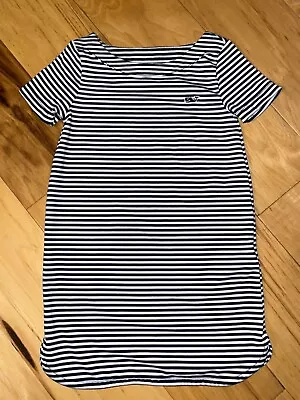 Vineyard Vines Baby Girls Navy Striped Beach Cover-up Size 2t Excellent Cond Ld2 • $14.39