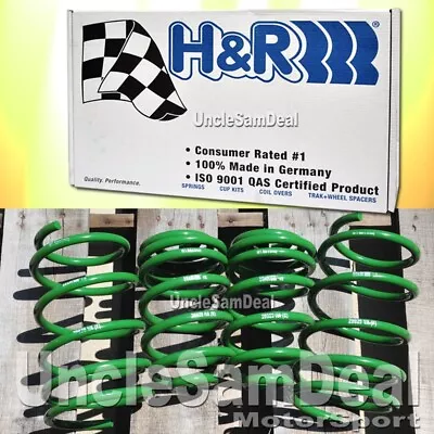 H&R LOWERING SPORT SPRINGS FOR 92-98 BMW E36 325i 328i CONVERTIBLE 1.5 F 1.0 R • $279.80