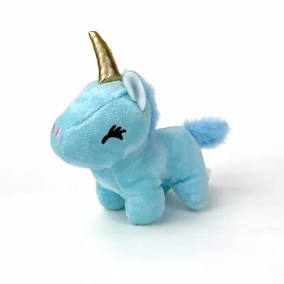 NEW - Blue Unicorn - Adorable Cute Soft Cuddly  - Gift Present Birthday Xmas • £6.95