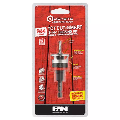 Qty 1 P&N Quickbit Cut-Smart 10g TCT Countersink Tool Deck Screw Pre Drilling • $75