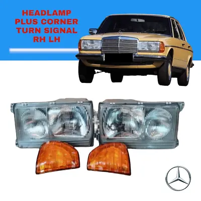 Mercedes-benz W123 Headlight Headlamp Front Turn Signal Set Pair • $400