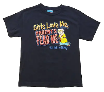 Ed Edd N Eddy Youth M Tee T-Shirt VTG Girls Love Me Cartoon Network 2005 Alstyle • $74.98