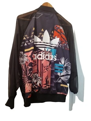 $49.99 • Buy Adidas Mesh Arms Floal Jacket Size 12 Great Condition 