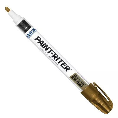 Markal Paint-Riter Valve Action Paint Marker *YELLOW OR GOLD* FREE SHIPPING NIP • $7.98